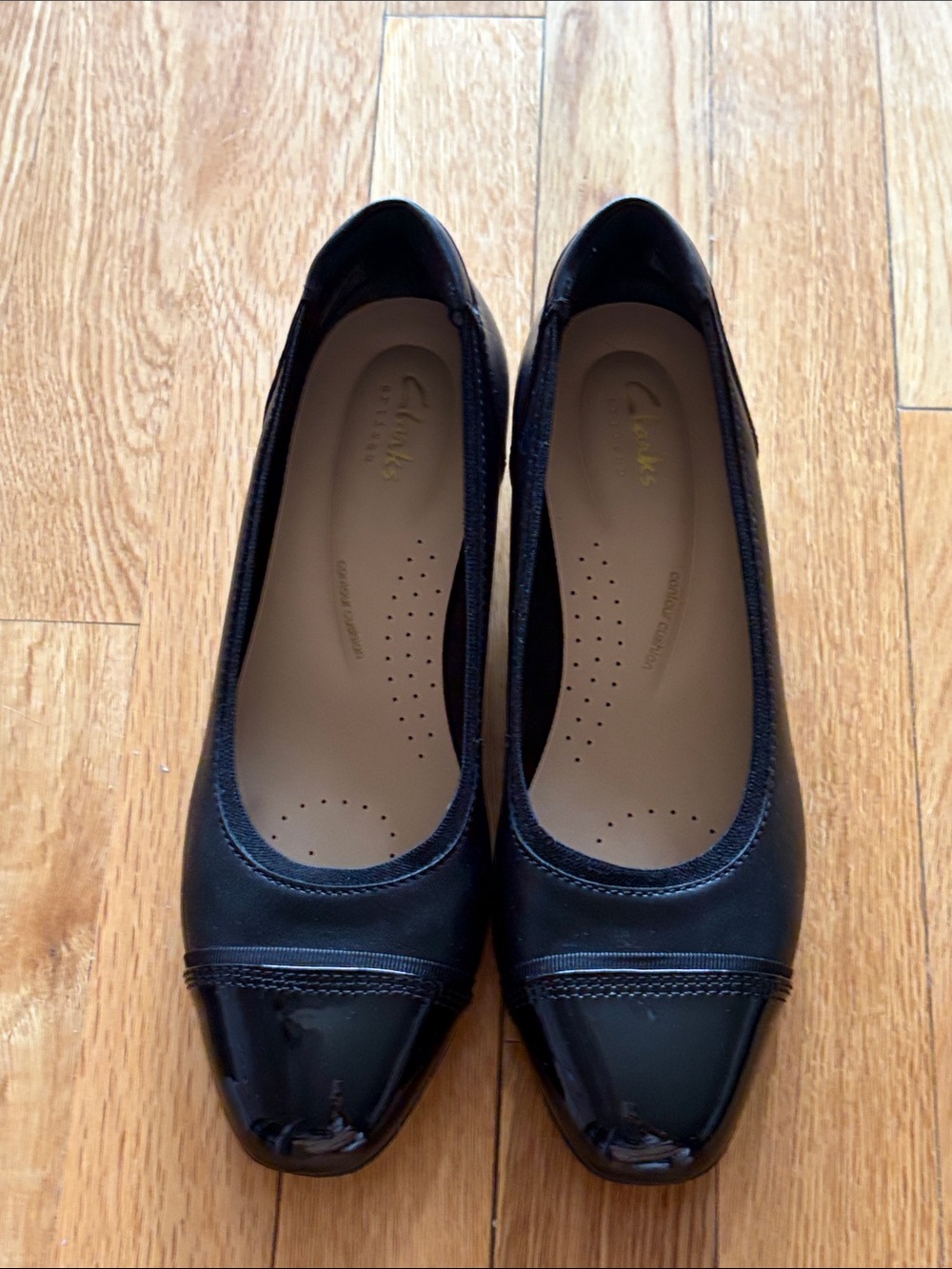 Clarks Krystine May Black Leather